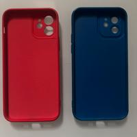 Cover rossa e blu per IPhone 12