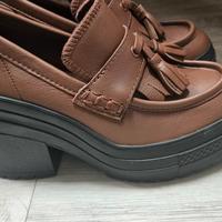 Converse mocassini in pelle De Luxe Heel Loafer 