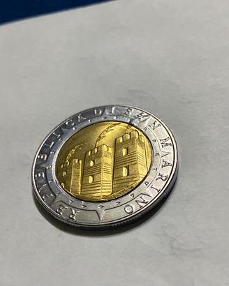 Moneta da 500 lire San Marino