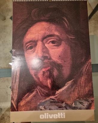 Calendario Olivetti “Frans Hals” completo Vintage