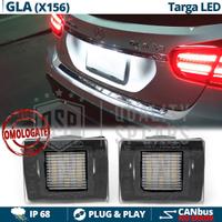Luci Targa LED Mercedes GLA X156 Placchette CANbus