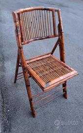 Sedia in bambù
