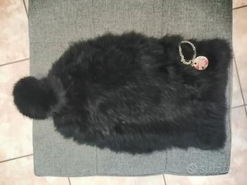 Cuffia Patrizia Pepe in lapin nero