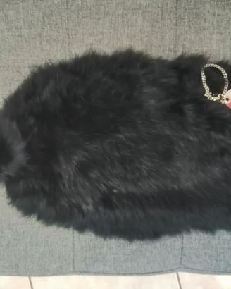 Cuffia Patrizia Pepe in lapin nero