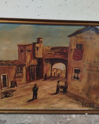 Quadro  di Roma sparita