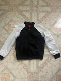 Giacca College MNML Nera e Bianca