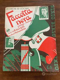 Spartito Faccetta Nera