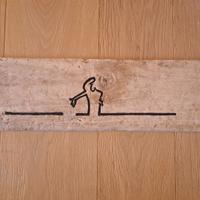 Quadro il legno vecchio recuperato