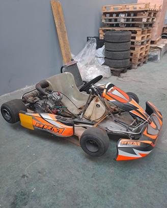kart brm 125 6 marce motore tm kv 95 .