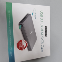 Case esterno dual m-sata USB 3.1