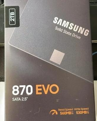 SSD Samsung 870 EVO 2TB Nuovo