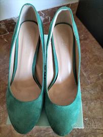 Scarpe décolleté donna pelle scamosciata n40