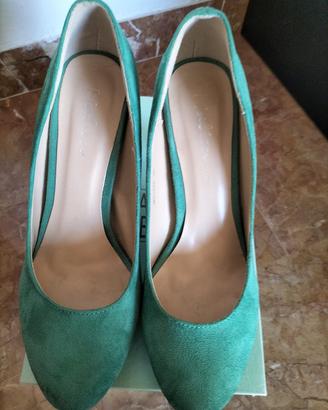Scarpe décolleté donna pelle scamosciata n40