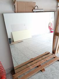 Specchio bagno 110x110 con faretto