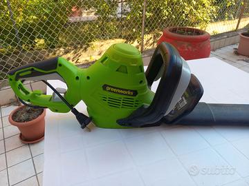 Tagliasiepe elettrico Greenworks 500w lama 56mm