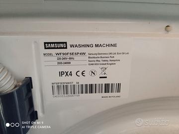 Scheda lavatrice Samsung WF90F55P4W . Guasta.