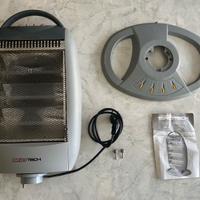 Stufa Elettrica Alogena 3 Tubi a 3 Potenze in Watt