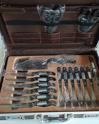 Set coltelli da cucina nuovo in valigetta 