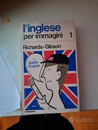 libro d'inglese per immagini vintage
