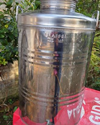 Contenitore olio e vino acciaio inox 100 litri