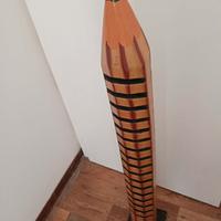 Porta Cd dvd libri a forma di matita in legno