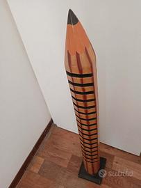 Porta Cd dvd libri a forma di matita in legno