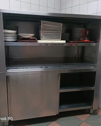 mobile cucina puro acciaio 