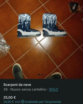 scarponi da neve