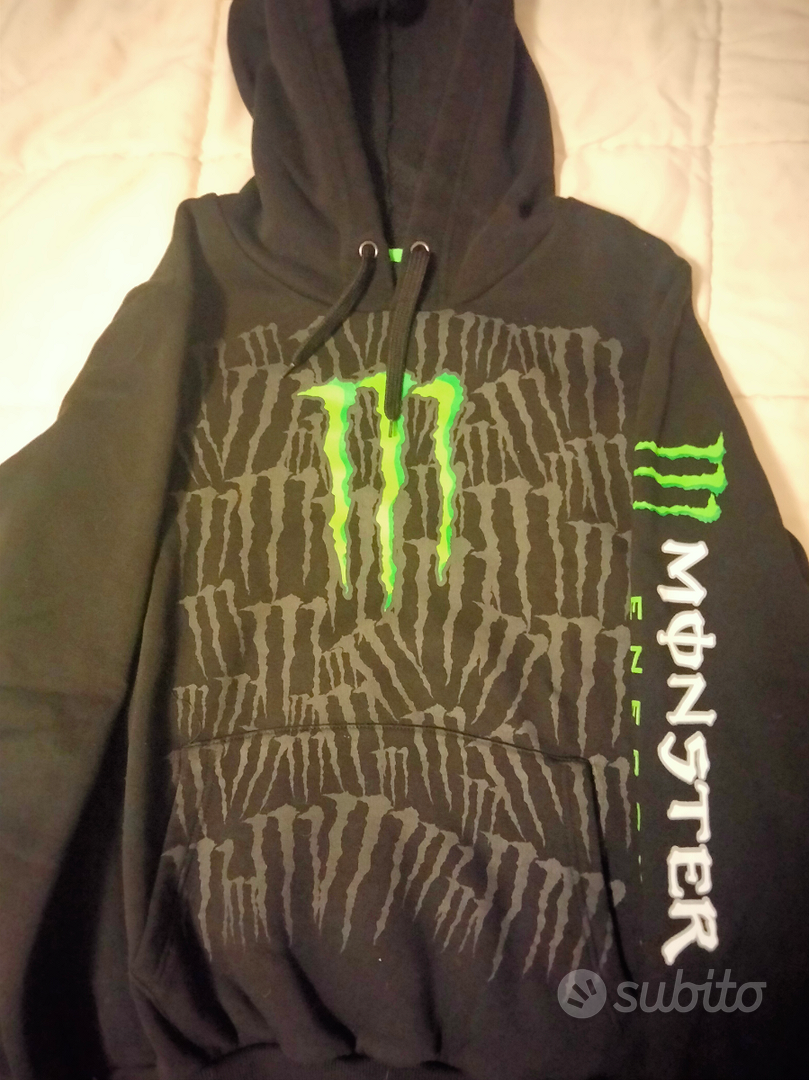 Felpa monster deals energy nera