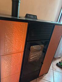 Stuffa a pellet termocammino cannalizzata karmen
