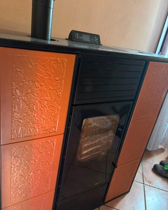 Stuffa a pellet termocammino cannalizzata karmen