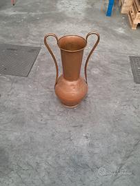 vaso portaombrelli in rame vintage