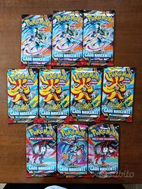 10 booster  carte pokemon caos nascente