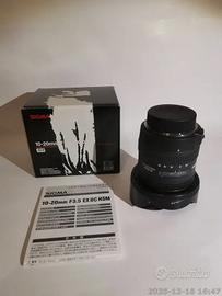 Sigma 10 20 f3.5 EX Dc Hsm x Nikon