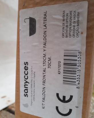 Kit 2 pannelli vasca da bagno