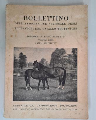 BOLLETTINO ASS. NAZ. ALLEVATORI CAVALLO - 1936