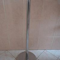 Colonna cromata porta asciugamani