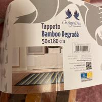 Tappeto bamboo ancora imballato