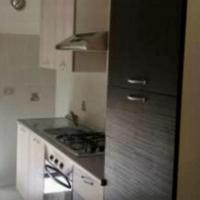Cucina a parete 2,55 m panna e grigio antracite