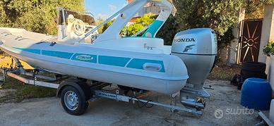 gommone stingher  carrello e motore 