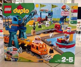 LEGO DUPLO 10875 Treno Cargo Completo Funzionante