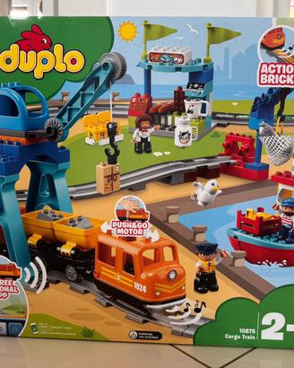 LEGO DUPLO 10875 Treno Cargo Completo Funzionante