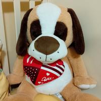 peluche cane san valentino grande