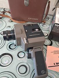 Cinepresa Crown EE501 più flash Sylvania 