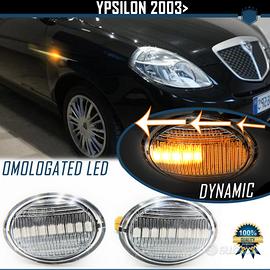 Lancia Ypsilon FRECCE LED SEQUENZIALI LENTE BIANCA