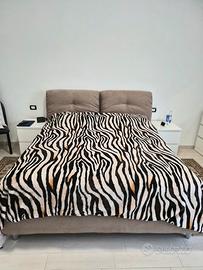 Coperta Letto Matrimoniale Fantasia Zebra