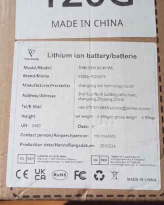 batteria ebike