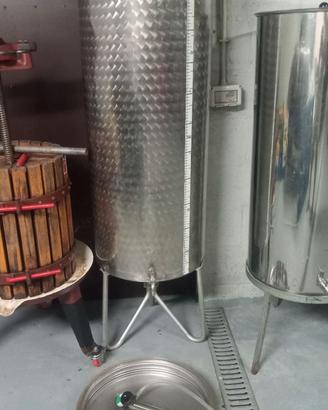 serbatoio inox 200 litri
