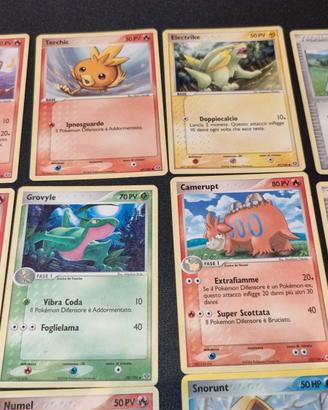 Pokémon Lotto 12 Carte EX Smeraldo (2005)
