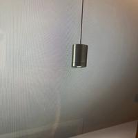 6 faretti a sospensione neri  Led  per binario